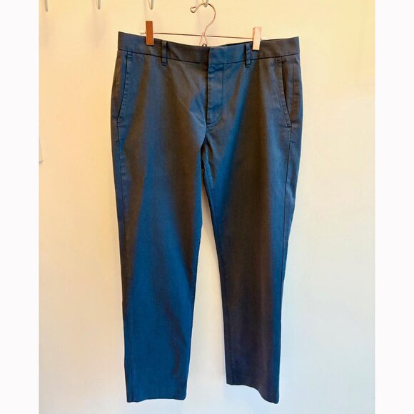 Bonobos "Blue Grey" Stretch Weekday Warrior Slim Fit Dress Pant - 33 x 34 - Picture 9 of 16